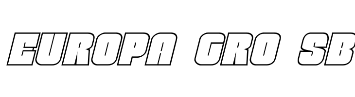 Funk Machine Outline Italic  Free Fonts Download