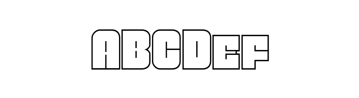 Funk Machine Outline  Free Fonts Download