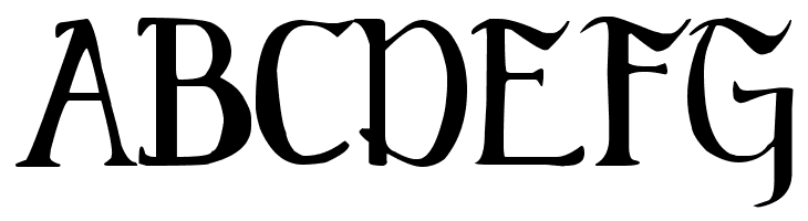 Elementary Gothic Scaled  Free Fonts Download