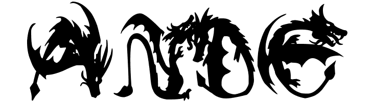 EG Dragon Caps  Free Fonts Download