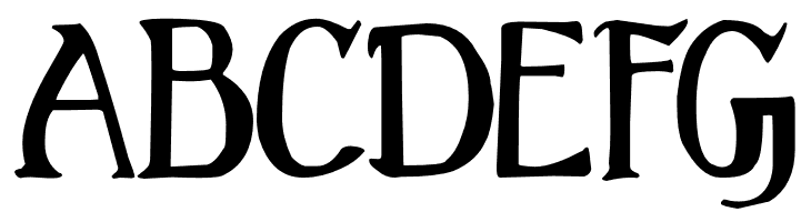 GothicBirthdayCake  Free Fonts Download