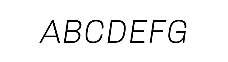 Chivo-LightItalic  Free Fonts Download