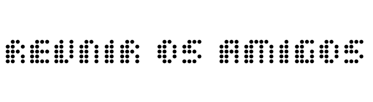 Dot Short of a Matrix  Free Fonts Download