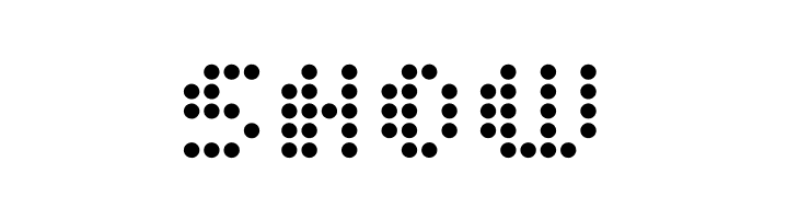 Dot Short of a Matrix  Free Fonts Download