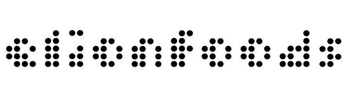 Dot Short of a Matrix  Free Fonts Download