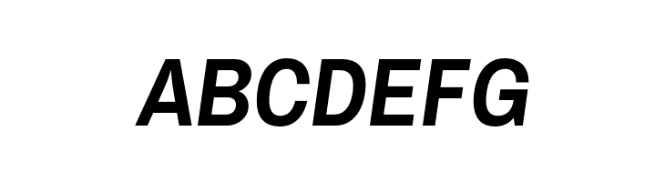 Archivo Narrow Bold Italic  Free Fonts Download