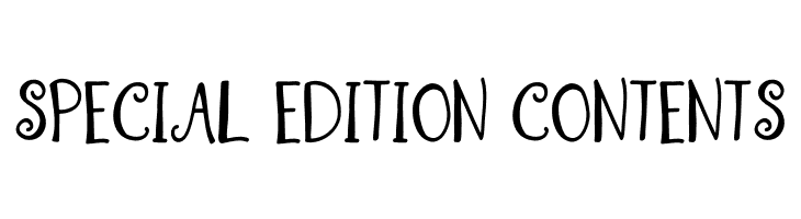 SPECIAL%2BEDITION%2BCONTENTS Summer Swirl Demo Font