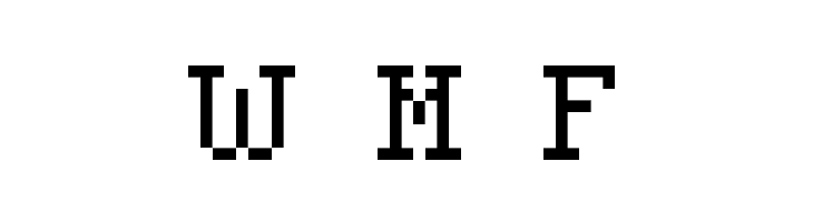 Serif Pixel-7  Free Fonts Download