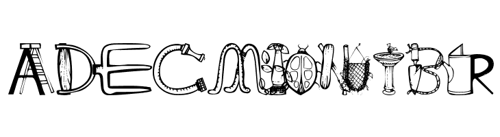 101 In My Yard  Free Fonts Download