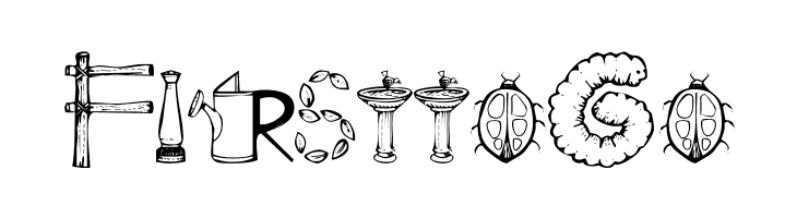 101 In My Yard  Free Fonts Download