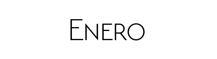 Enero NEOTERIC Font