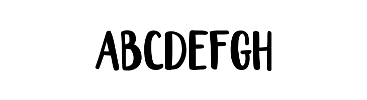 ABCDEFGH Erlan Font