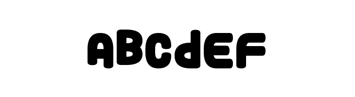 Roundy Rainbows  Free Fonts Download