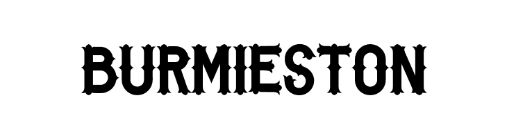 BURMIESTON BikerfromHell Font
