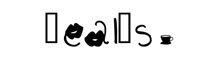 coffee talk   1  Free Fonts Download