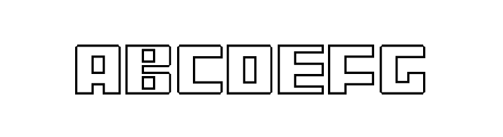 ABCDEFG Display Gothic C Regular Font