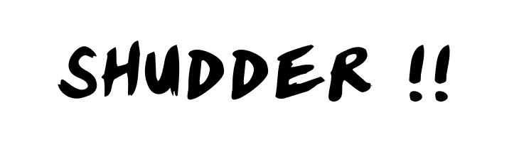 shudder%2B%2521%2521 Yellowjacket Rotate Font