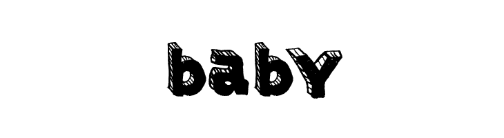 Sketched3dDEMObyMartavanE  Free Fonts Download