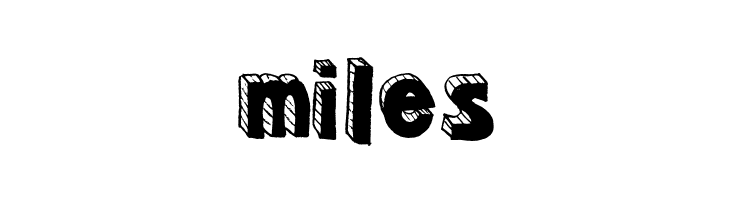 Sketched3dDEMObyMartavanE  Free Fonts Download