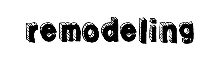 Sketched3dDEMObyMartavanE  Free Fonts Download