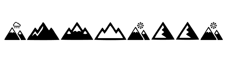 Mountain  Free Fonts Download