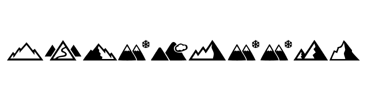 Mountain  Free Fonts Download