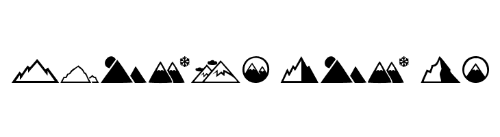 Mountain  Free Fonts Download