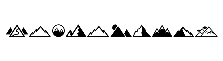 Mountain  Free Fonts Download