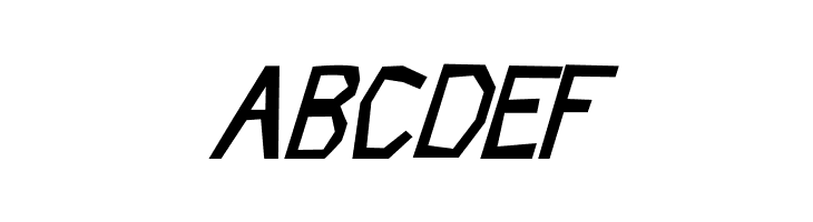 CF Rock Age Inclined  Free Fonts Download