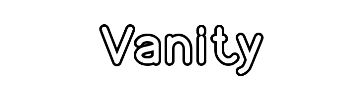 Vanity COPY PASTE Font