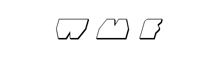 Contour of Duty 3D Italic  Free Fonts Download