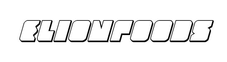 Contour of Duty 3D Italic  Free Fonts Download