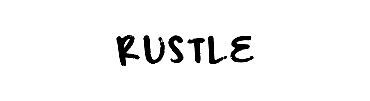RUSTLE Armani Regular Font