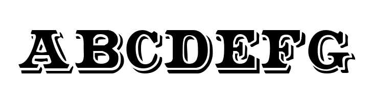 Shadowed Serif  Free Fonts Download