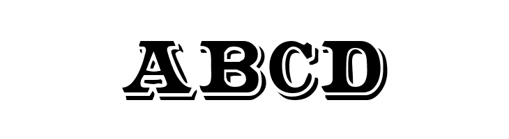 Shadowed Serif  Free Fonts Download