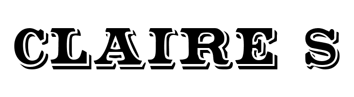 CLAIRE%2BS Shadowed Serif Font