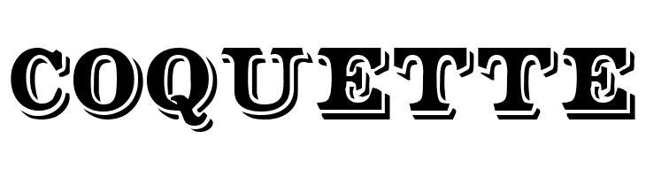 Shadowed Serif  Free Fonts Download