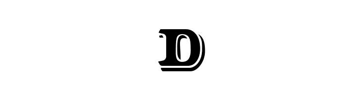 Shadowed Serif  Free Fonts Download