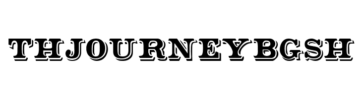 Shadowed Serif  Free Fonts Download