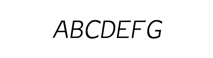 Charger Sport Extralight Oblique  Free Fonts Download