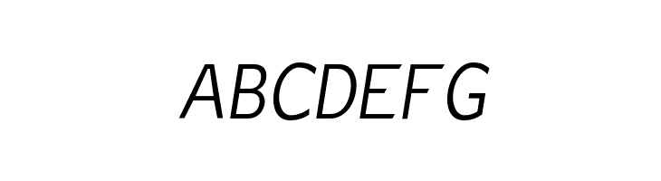 Charger Sport Extralight Narrow Oblique  Free Fonts Download