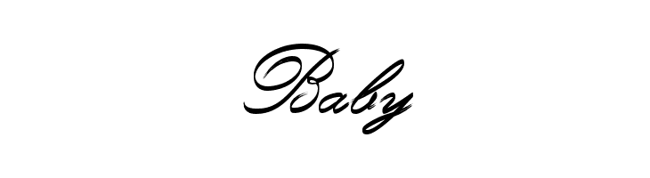 Baby Rough Brush Script Font