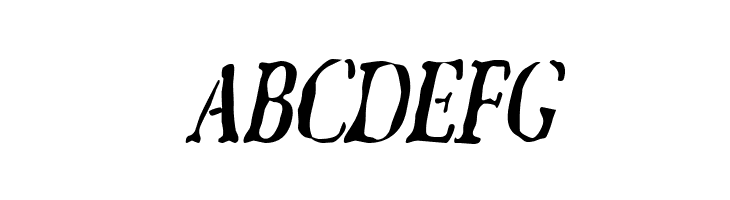 GhostTownCondensed Italic  Free Fonts Download