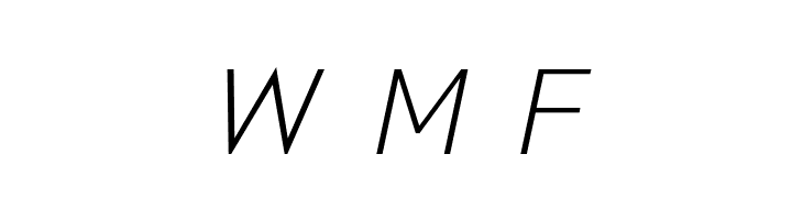 SanFrediano-LightItalic  Free Fonts Download