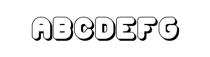 Corpulent Caps Shadow BRK  Free Fonts Download