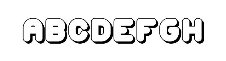 Corpulent Caps Shadow BRK  Free Fonts Download