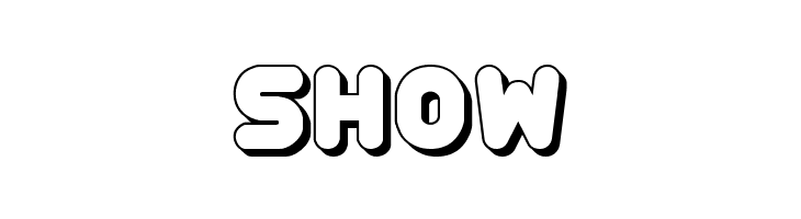 Corpulent Caps Shadow BRK  Free Fonts Download