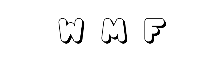 Corpulent Caps Shadow BRK  Free Fonts Download