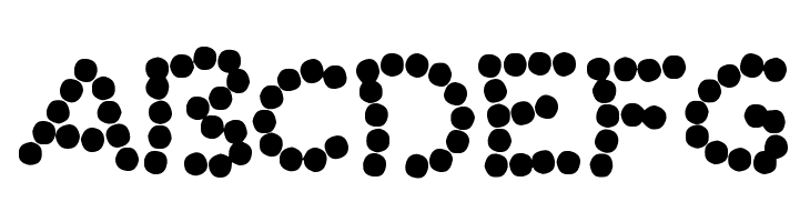 Bead Necklace  Free Fonts Download