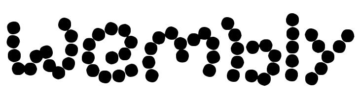 Bead Necklace  Free Fonts Download